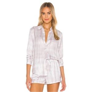 David Lerner Portman Tie Dye Button Down Shirt